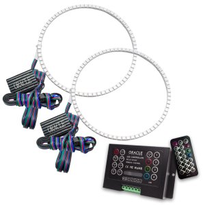 Jeep Wrangler Headlight Halo Kit - ORACLE Lighting - ColorSHIFT w/ 2.0 Controller - `07-`17